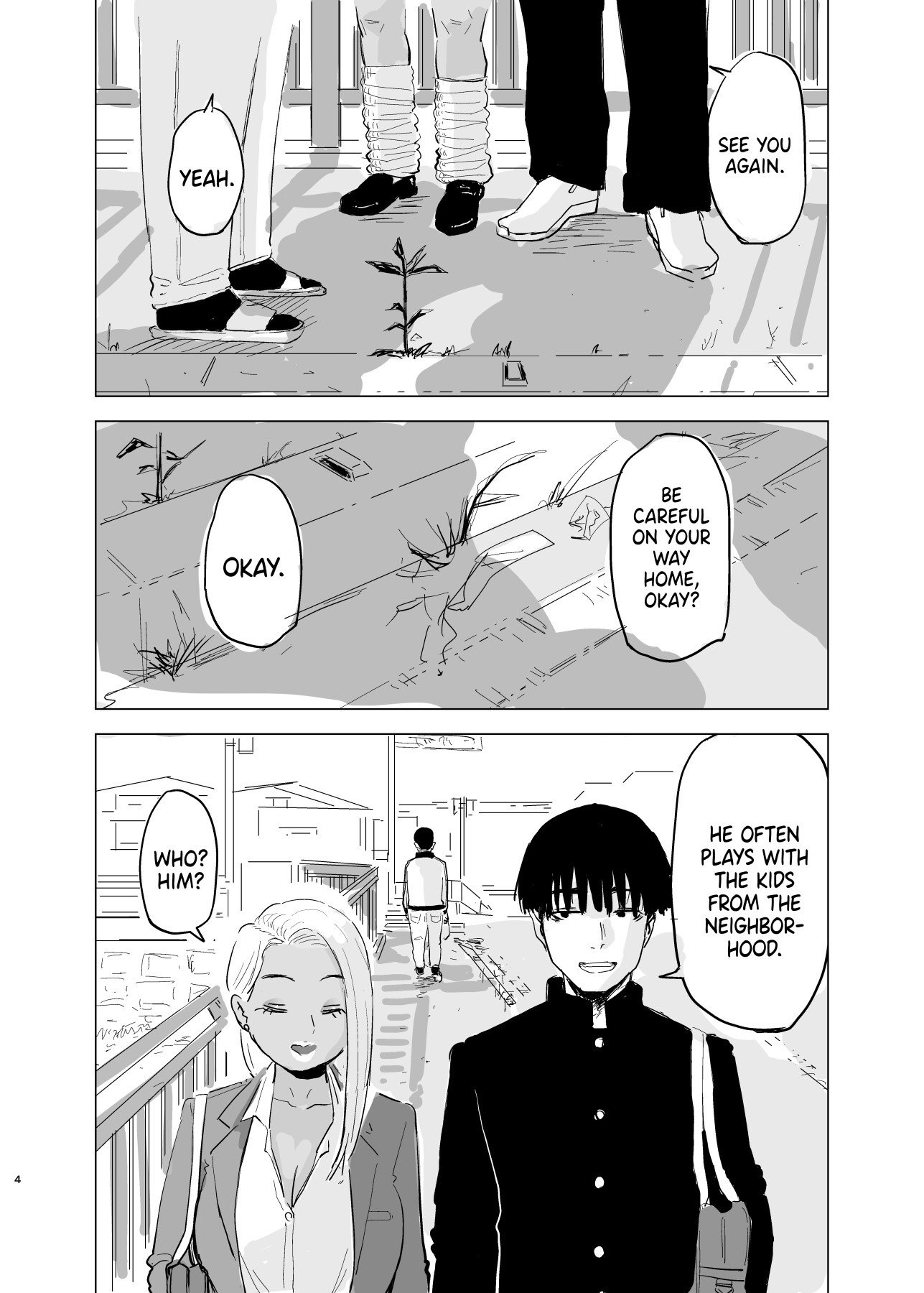 Hentai Manga Comic-Black Gal Schoolgirl x The Soccer Club's Huge Dicks-Read-5